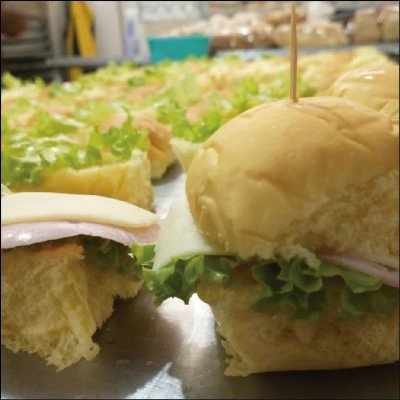 Lanche Brioche Natural para Festa