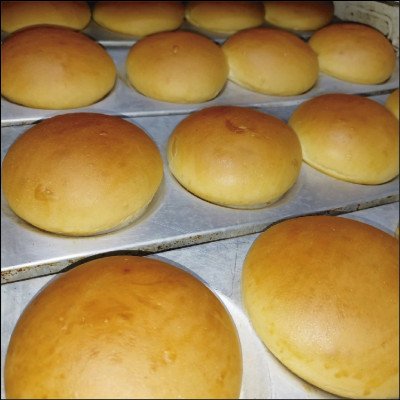 Pão de Hambúrguer Massa de Brioche 10cm (unidade)