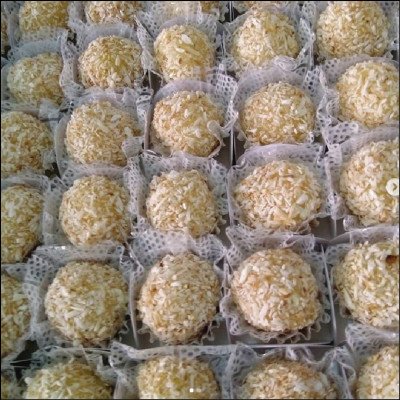 Beijinho Caramelizado com Coco Queimado