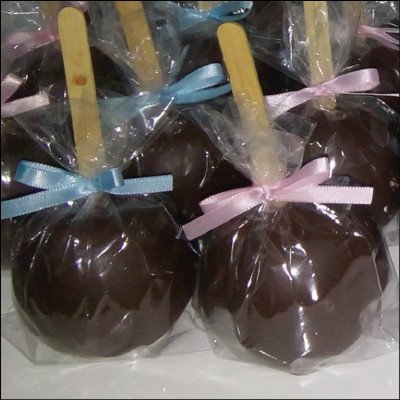 Maçã do Amor Coberta com Chocolate