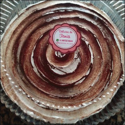 Bolo de Chocolate Sem Adição de Açúcar