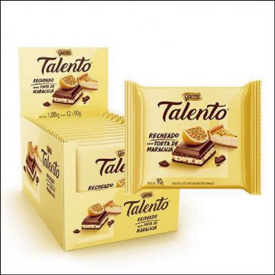 Chocolate Talento Recheado Torta de Maracujá