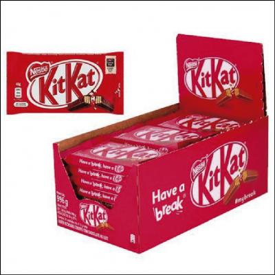 Chocolate Kit Kat ao Leite Caixa C/ 24