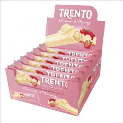 Trento Cheesecake de Morango Caixa