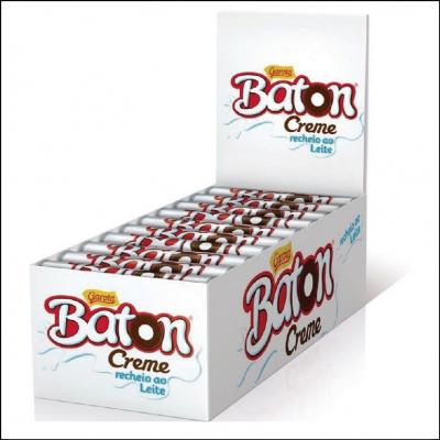 Chocolate Baton Creme Com Leite Caixa