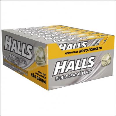 Drops Halls Prata Caixa