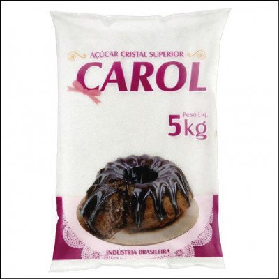 Açúcar Cristal Carol 5kg