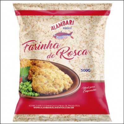 Farinha de Rosca Tradicional Alambari 500gr