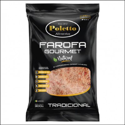 Farofa Gourmet Poletto Tradicional 300g