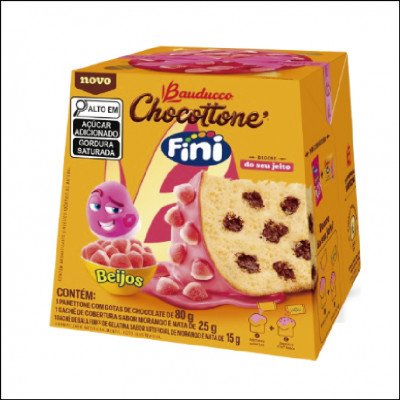Mini Chocottone Fini Beijos Bauducco 80g