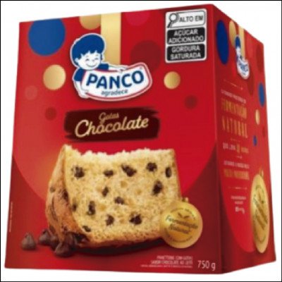 Panettone Panco Gotas Chocolate 750g