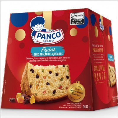 Panettone Panco Frutas Zero Adição de Açúcares 400g