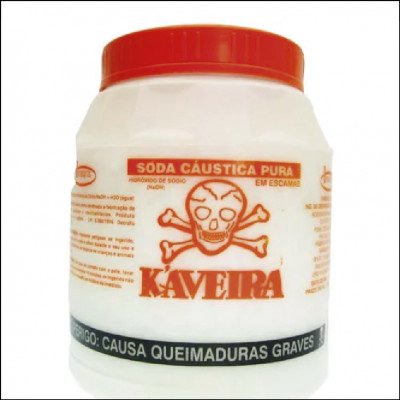 Soda Cáustica Kaveira 1kg