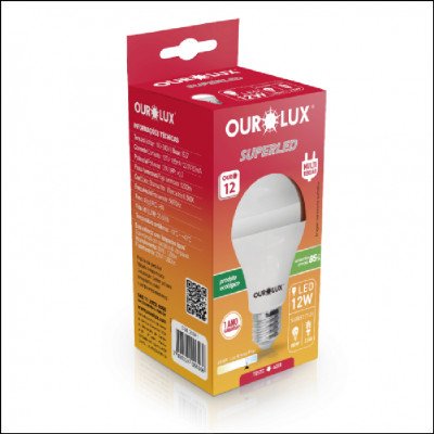 Lâmpada Ourolux Superled 12w