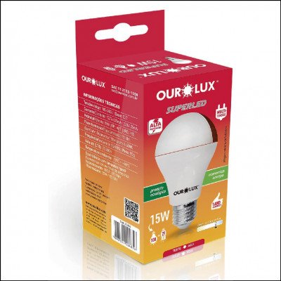 Lâmpada Ourolux Superled 15w