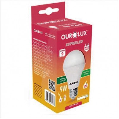 Lâmpada Ourolux Superled 9w