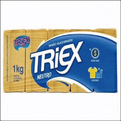 Sabão em Barra Triex Neutro 1kg
