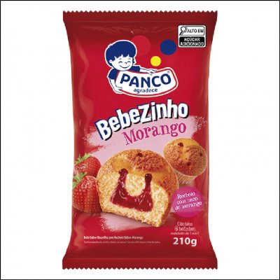 Bebezinho Panco Morango 210g