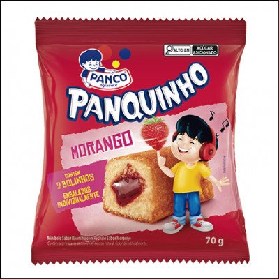 Panquinho Morango 70g