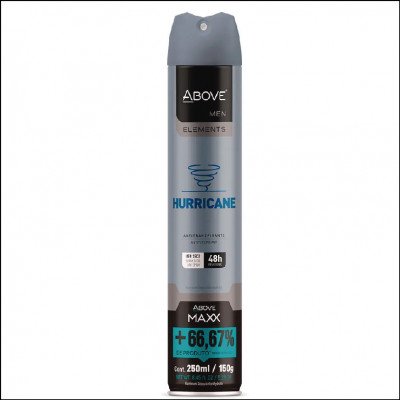 Desodorante Above Maxx Hurricane 250ml