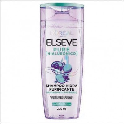 Shampoo Elseve Pure Hialurônico Purificante 200ml