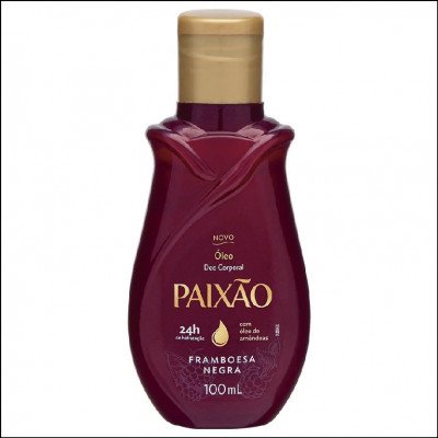 Óleo Corporal Paixão Framboesa Negra 100ml