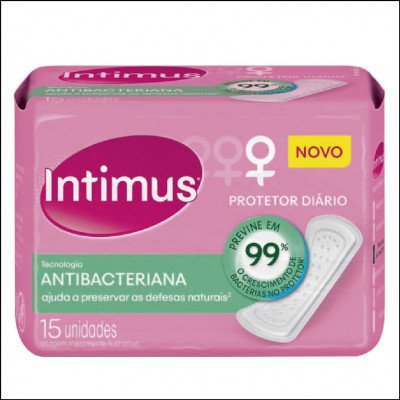 Protetor Diario Intimus Cuidado Avançado C/15 Un.