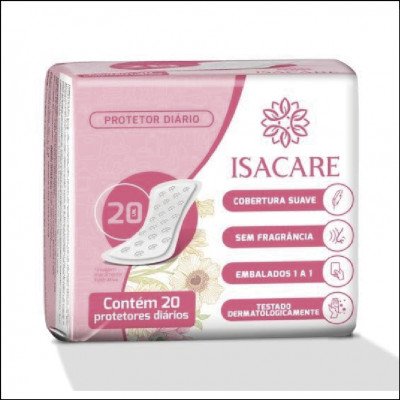 Absorvente Isacare Protetor Diário C/ 20 Un.