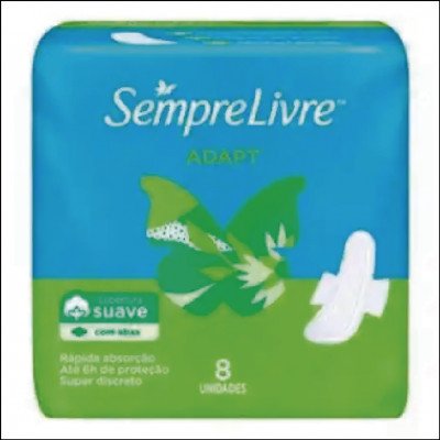 Absorvente Sempre Livre com Abas Suave C/8Un.