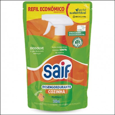 Saif Desengordurante Multiuso Sachê 500ml