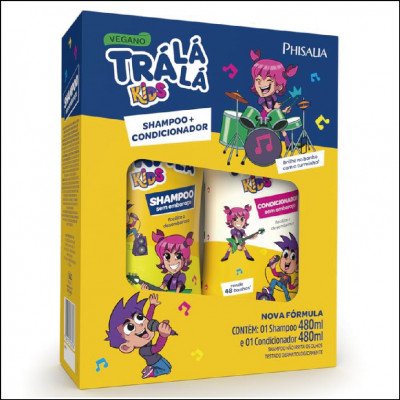 Kit Shampoo + Condicionador Trá Lá Lá Kids 480ml