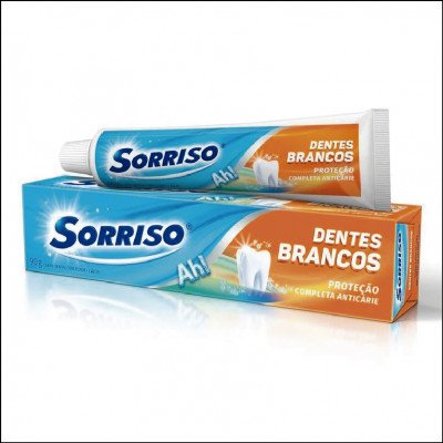 Creme Dental Sorriso Dentes Brancos 90g
