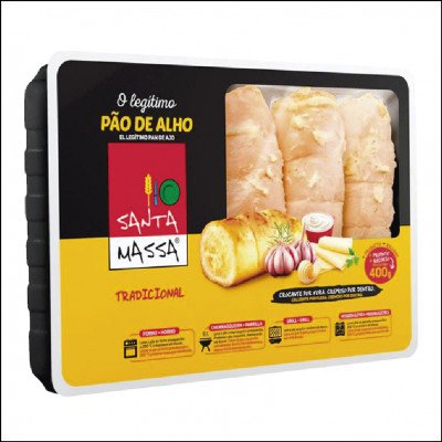 Pão de Alho Tradicional Santa Massa 400g