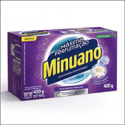 Sabão em Pó Minuano Máxima Perfumação 400g