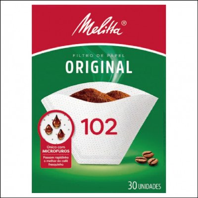 Filtro Melitta 102 c/30 un.