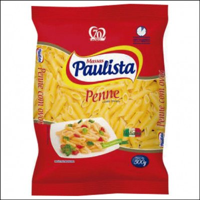 Macarrão Massas Paulista com Ovos Penne 500g