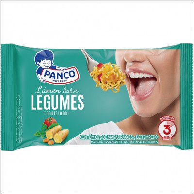 Macarrão Instantâneo Panco Legumes 85g