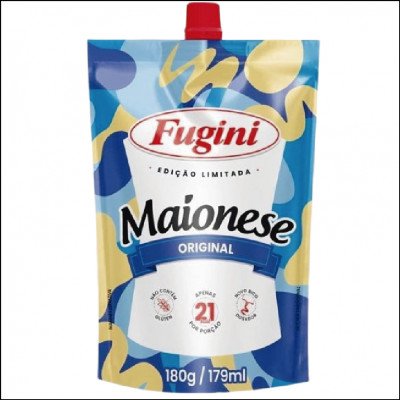 Maionese Fugini Tradicional Bico Sachê 180g