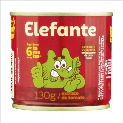 Extrato de Tomate Elefante Lata 130g