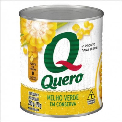 Milho Verde em Conserva Quero Lata 170g