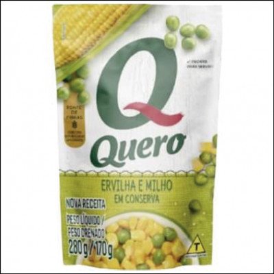 Ervilha e Milho Quero Sachê 280g