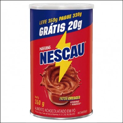 Achocolatado Nescau em Pó Lata 350g