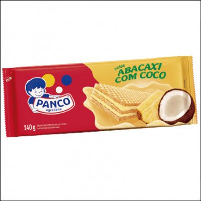 Wafer Panco Abacaxi e Coco 140g