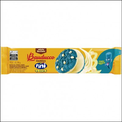 Cookies Bauducco Fini Pinta Língua 96g