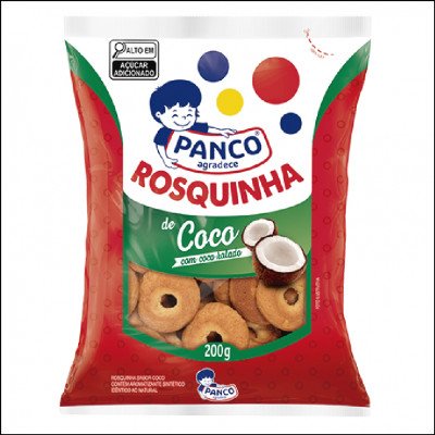 Biscoito Panco Rosquinha de Coco 200g