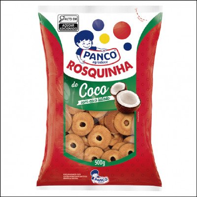 Biscoito Panco Rosquinha de Coco 500g