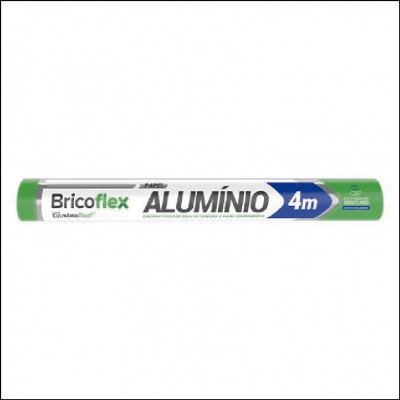 Papel Alumínio Bricoflex 30cm 4 Metros