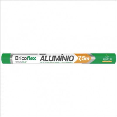 Papel Alumínio Bricoflex 45cm 7,5 Metros