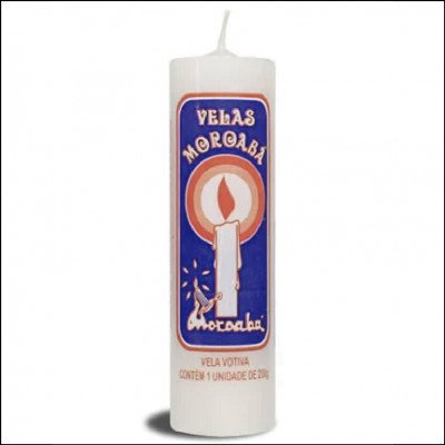 Vela Moroabá 7 Dias Branca 200g