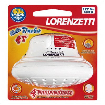 Chuveiro Lorenzetti Bella Ducha 4 Temperaturas 127V
